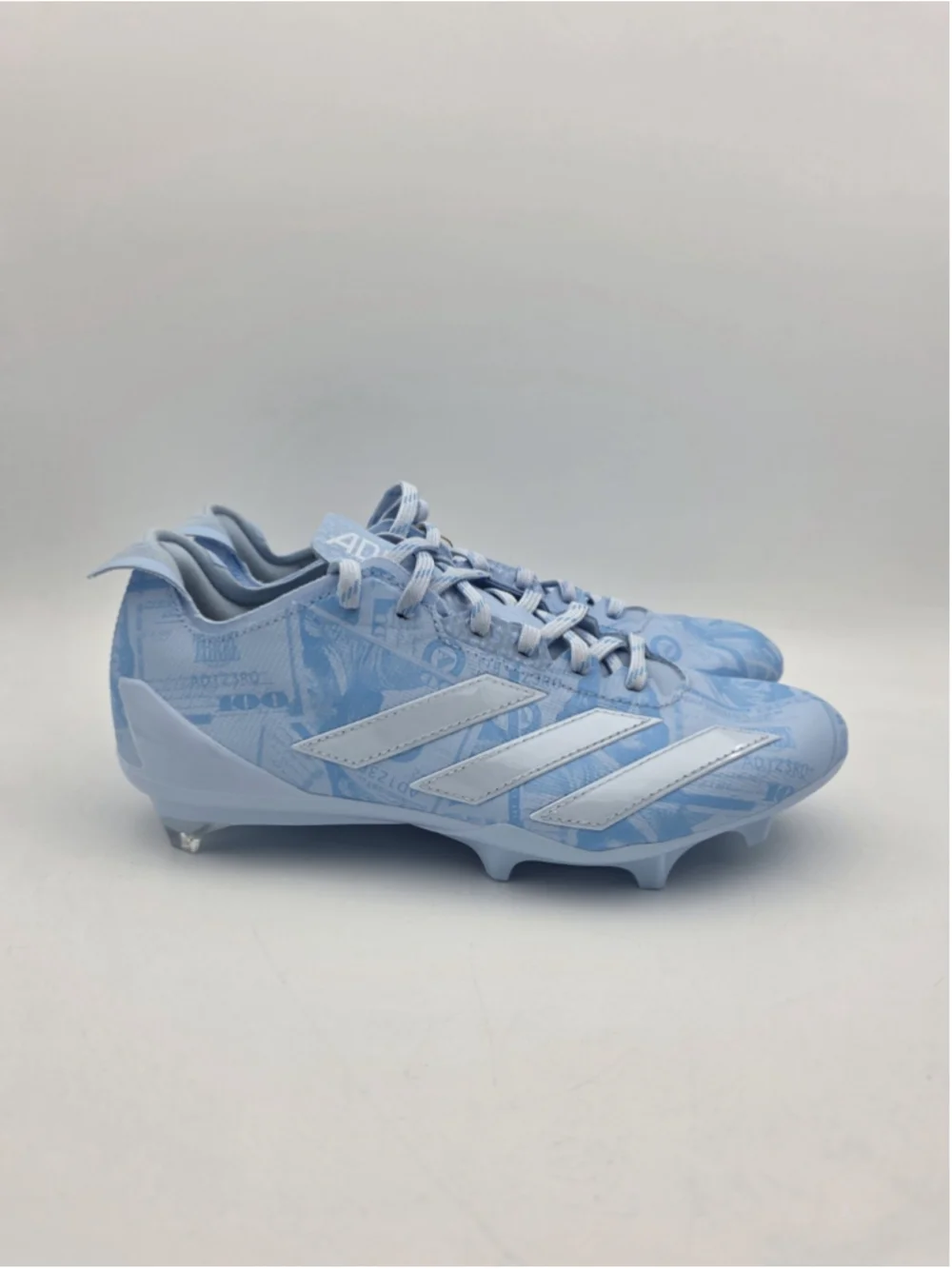 Adidas Adizero Electric II Cleats Currency Neutral Glow Blue 7.5M/8.5W JQ3981